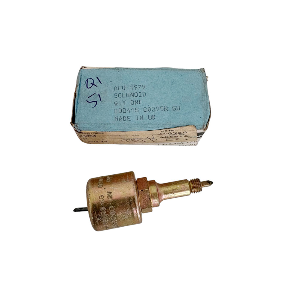 Fuel Cut Off Solenoid Zenith Carb Series 3 12v AEU1979
